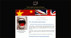 Desktop Screenshot of chinacapitalip.com